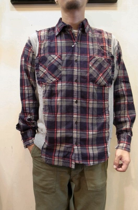 old park オールドパーク sw docking shirts ドッキングシャツ リメイク