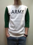 画像1: 【ISLAND KNIT WORKS/アイスランド ニットワークス】　ARMY‘ｓ/ボートネック7分袖 (1)