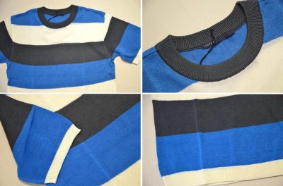 画像2:  【JIGSAW】（ジグソー）　BIG BORDER S/S KNIT/ボーダー半袖ニット