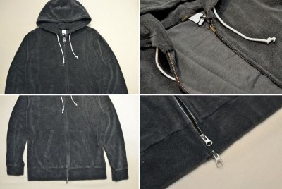 画像2: 40%OFF 【JIGSAW/ジグソー】　MELANGE PILE ZIP HOODY