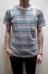 画像1: 50％OFF　【JIGSAW/ジグソー】　MAD WEAVE PANEL BORDER POCKET TEE (1)