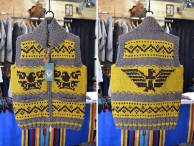 画像1: 30％OFF【CANADIAN SWEATER/カナディアンセーター】　カウチンベスト