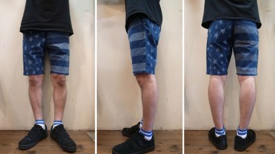 画像2: 50%OFF 【FOB FACTORY】 F4150　INDIGO WORK SHORTS