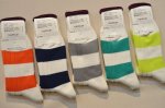 画像3: 【RoToTo/ロトト】　R1083　WIDE BORDER RIB SOCKS (3)