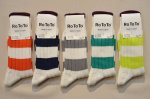 画像1: 【RoToTo/ロトト】　R1083　WIDE BORDER RIB SOCKS (1)