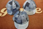 画像2: 【KNIFE WING/ナイフウイング】　PATCHWORK DENIM 6PANEL CAP (2)