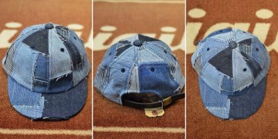 画像3: 【KNIFE WING/ナイフウイング】　PATCHWORK DENIM 6PANEL CAP