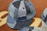 画像4: 【KNIFE WING/ナイフウイング】　PATCHWORK DENIM 6PANEL CAP (4)