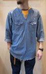 画像1: 【OLD PARK/オールドパーク】　TUNIC SHIRT DENIM WESTERN　チュニックシャツ (1)