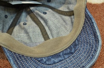 画像2: 【HIGHER/ハイヤー】　SELVEDGE DENIM CAP