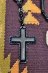 画像5: 【Rooster King&co./ルースターキング】　Black Cross Rosario Necklace　ブラッククロス ロザリオネックレス (5)