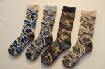 画像4: 【RoToTo/ロトト】　CAMO SOCKS　カモソックス (4)