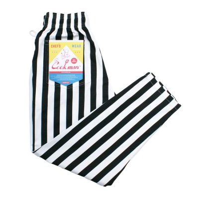 画像1: 【Cookman】　Chef Pants　シェフパンツ　「Wide Stripe」