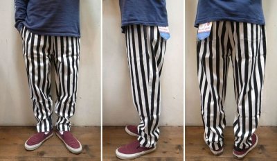 画像3: 【Cookman】　Chef Pants　シェフパンツ　「Wide Stripe」