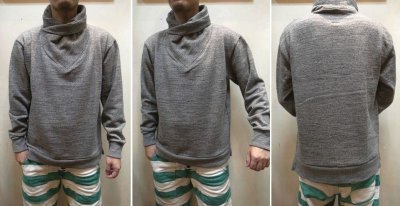 画像2: 30％OFF　JACKMAN/ジャックマン　JM7970　GG Sweat Wrapneck　ラップネックスウェット