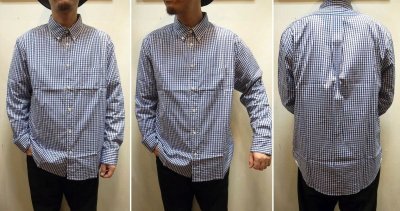 画像3: 【Manual Alphabet/マニュアルアルファベット】　”Bulging Fit”　GINGHAM B.D SHIRT