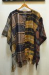 画像2: 【OLD PARK/オールドパーク】　SCARF PONCHO　スカーフポンチョ (2)