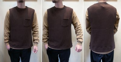 画像2: 【JACKMAN/ジャックマン】　JM7906　Waffle Vest