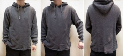 画像3: 【BETTER】  BIG WAFFLE PULL-OVER HOODY