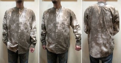 画像3: 【Manual Alphabet/マニュアルアルファベット】　TIE DYE LOOSEFIT BAND COLLAR SHIRT