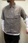 画像6: 【H.UNIT/エイチユニット】　Voil check triple pocket short sleeve shirt　トリプルポケット半袖シャツ (6)