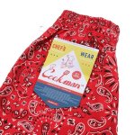 画像4: 【Cookman】　Chef Short Pants　PAISLEY RED (4)