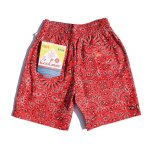 画像2: 【Cookman】　Chef Short Pants　PAISLEY RED (2)