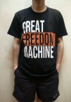 画像1: オリジナルプリントTシャツ　”GREAT FREEDOM MACHINE” (1)