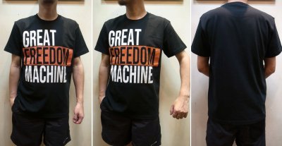 画像2: オリジナルプリントTシャツ　”GREAT FREEDOM MACHINE”