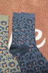 画像7: 【RoToTo/ロトト】　R1340　PILE LEOPARD CREW SOCKS (7)