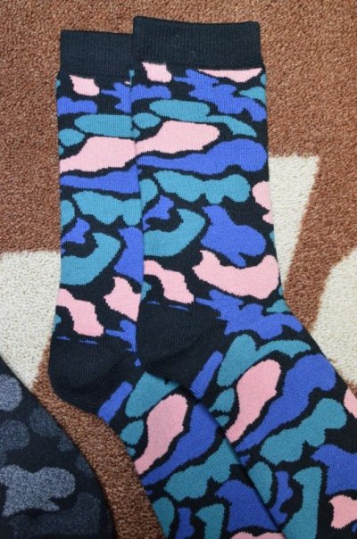 画像3: 【RoToTo/ロトト】　R1339　PILE CAMO CREWSOCKS