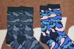 画像2: 【RoToTo/ロトト】　R1339　PILE CAMO CREWSOCKS (2)