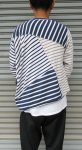 画像4: 【OLD PARK/オールドパーク】　2WAY TEE STRIPE (4)