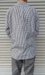 画像5: 【Manual Alphabet/マニュアルアルファベット】　”Bulging Fit”　GINGHAM BANDCOLLAR SHIRTS (5)