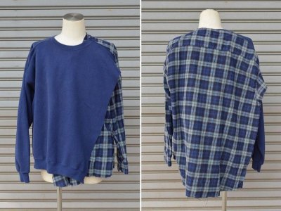 画像1: 【OLD PARK/オールドパーク】　CROSS SWEAT FLANNEL