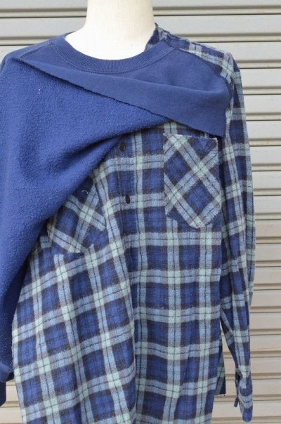 画像2: 【OLD PARK/オールドパーク】　CROSS SWEAT FLANNEL