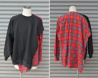 画像1: 【OLD PARK/オールドパーク】　CROSS SWEAT FLANNEL