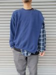 画像1: 【OLD PARK/オールドパーク】　CROSS SWEAT FLANNEL (1)