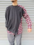 画像2: 【OLD PARK/オールドパーク】　CROSS SWEAT FLANNEL (2)