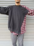 画像3: 【OLD PARK/オールドパーク】　CROSS SWEAT FLANNEL (3)