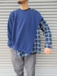 画像2: 【OLD PARK/オールドパーク】　CROSS SWEAT FLANNEL (2)