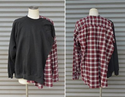 画像1: 【OLD PARK/オールドパーク】　CROSS SWEAT FLANNEL