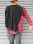 画像2: 【OLD PARK/オールドパーク】　CROSS SWEAT FLANNEL (2)