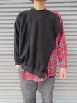 画像1: 【OLD PARK/オールドパーク】　CROSS SWEAT FLANNEL (1)