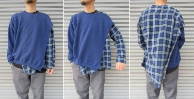 画像3: 【OLD PARK/オールドパーク】　CROSS SWEAT FLANNEL