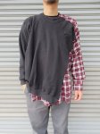 画像1: 【OLD PARK/オールドパーク】　CROSS SWEAT FLANNEL (1)