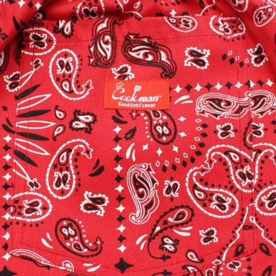 画像2: 【Cookman】　Chef Short Pants　PAISLEY RED