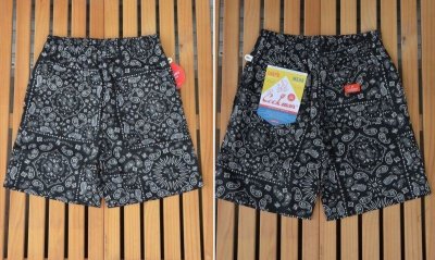 画像1: 【Cookman】　Chef Short Pants　PAISLEY BLACK