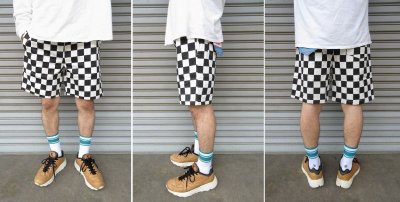 画像3: 【Cookman】　Chef Short Pants　「Checker Black」