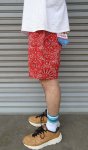 画像14: 【Cookman】　Chef Short Pants　PAISLEY RED (14)